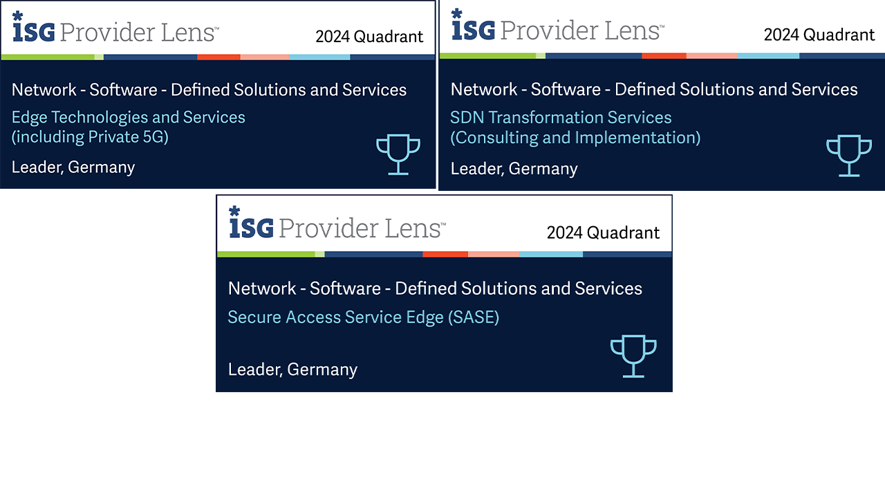 Badge for Computacenter named leader in the ISG Provider Lens™ 2024